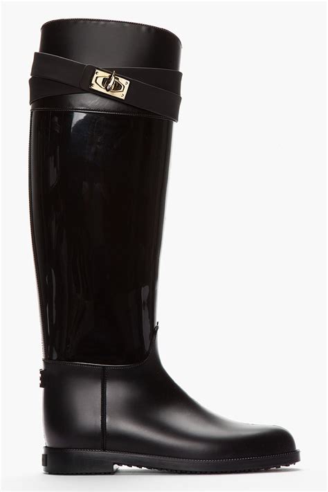 givenchy rubber rain boots|givenchy shark boots women.